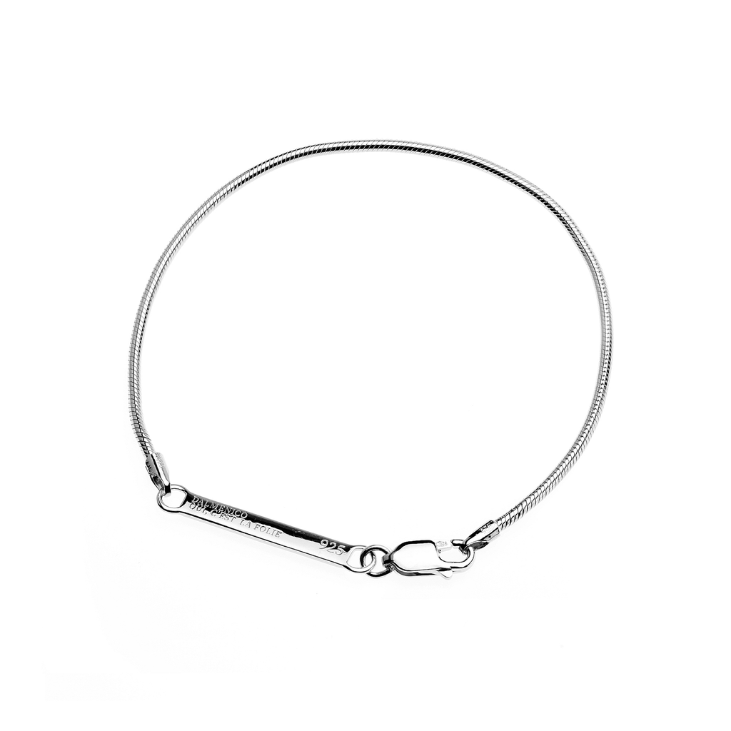Dalmenico Snake Bracelet in 925 Silver